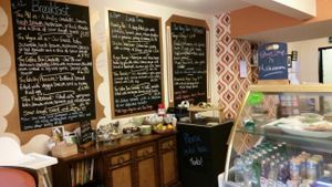 menu at The Coffee Box in Leamington Spa