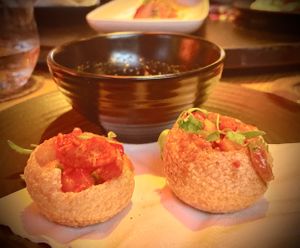Pani Puri   at Taizu in Tel Aviv