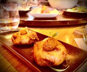 Pea Cakes  at Taizu in Tel Aviv