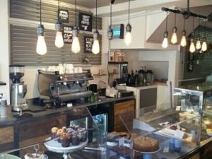 counter at The Larder in East London