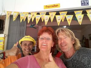 Jamsai and us. at Buriram Jai in Buriram