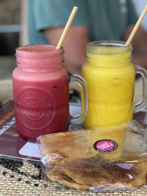 Fresh juices  at Cafe One 3 in Whitsunday