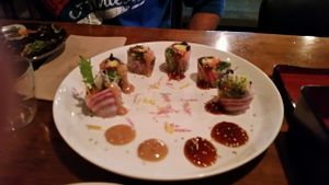 Vegan roll at JANKEN in Auckland