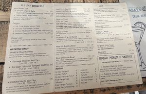 Menu May - 2025 at JANKEN in Auckland