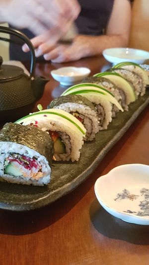 Vegan/ veggie role. Omitted avocado as I am allergic but usually included. at JANKEN in Auckland