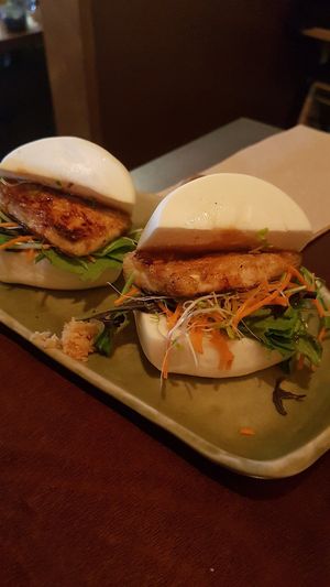 Tofu steamed buns at JANKEN in Auckland