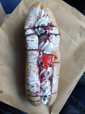 Coconut cream donut $7.00 at Tart Bakery - Grey Lynn in Auckland