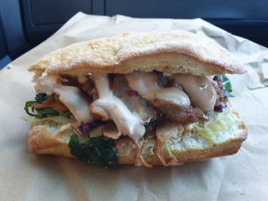 Lemon chickn roll $10.00 at Tart Bakery - Grey Lynn in Auckland