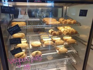 Pie case at Tart Bakery - Grey Lynn in Auckland
