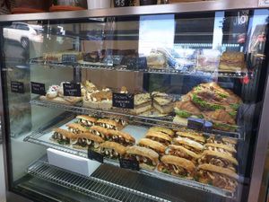 Display cabinet at Tart Bakery - Grey Lynn in Auckland