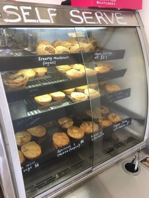 Vegan pie variety at Tart at Tart Bakery - Grey Lynn in Auckland