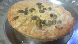 Vegan steak and cheese pie  at Tart Bakery - Grey Lynn in Auckland