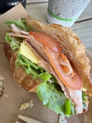 Ham and cheese croissant   at Tart Bakery - Grey Lynn in Auckland