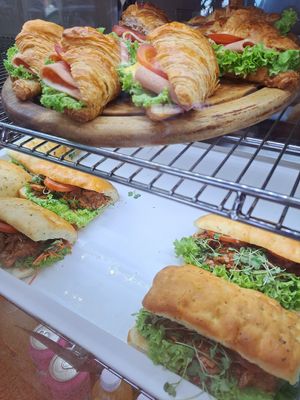 Croissant and focaccia sandwiches at Tart Bakery - Grey Lynn in Auckland