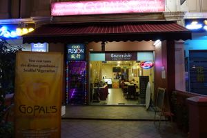 shop front at Gopal's Vegetarian Restaurant in Central Singapore