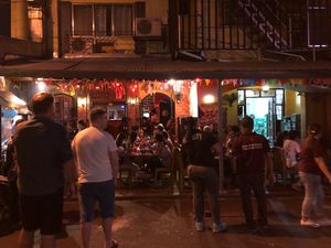 Entrance and queue from outside  at El Chupacabra in Makati