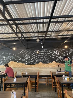 inside  at Govinda's - Parque Berrio in Medellin