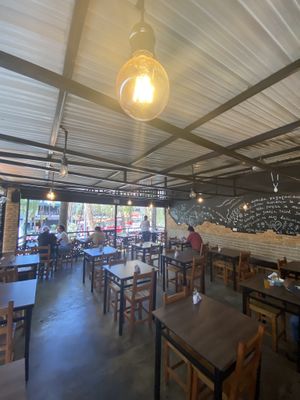 inside at Govinda's - Parque Berrio in Medellin