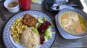   at Govinda's - Parque Berrio in Medellin