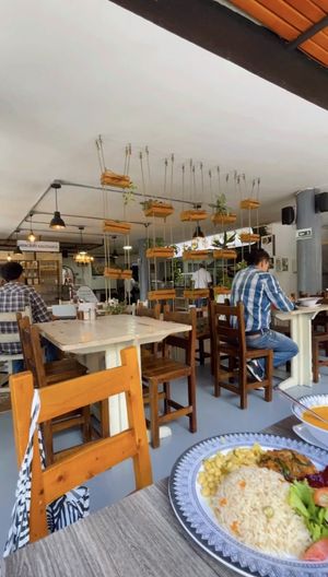   at Govinda's - Parque Berrio in Medellin