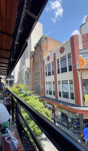   at Govinda's - Parque Berrio in Medellin