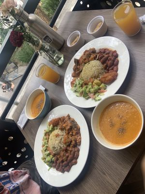   at Govinda's - Parque Berrio in Medellin