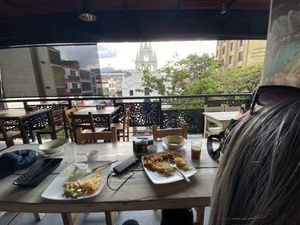   at Govinda's - Parque Berrio in Medellin