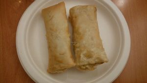 vegan springrolls  at Asian Mix in Bergamo