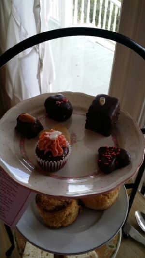 Tea Service Petite Desserts for 2 at Muir's Tea Room in Sebastopol
