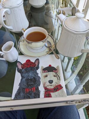 Scottish theme (Jan 2022)! at Muir's Tea Room in Sebastopol