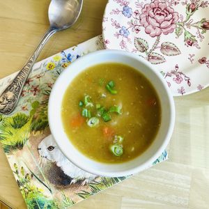 Ben Weatherstaff’s Seasonal Garden Vegetable Soup  at Muir's Tea Room in Sebastopol