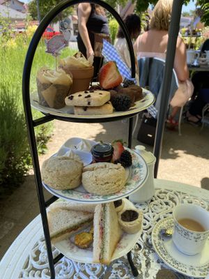 May GF High tea food items   at Muir's Tea Room in Sebastopol