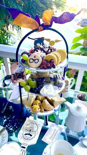 Harry Potter High Tea - all vegan!  at Muir's Tea Room in Sebastopol
