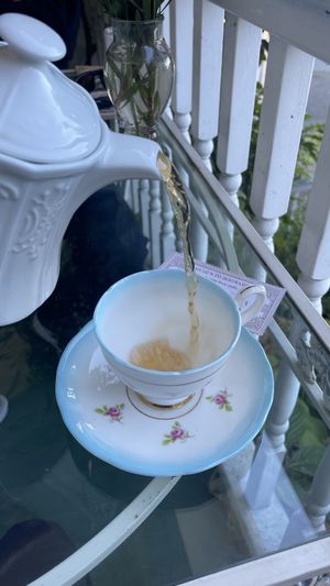 The Lime Chiffon Rooibos is my favorite   at Muir's Tea Room in Sebastopol