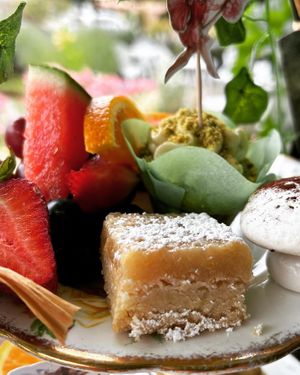 Fruit ! Sweets  at Muir's Tea Room in Sebastopol