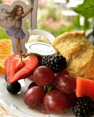 Pretty decorations  at Muir's Tea Room in Sebastopol