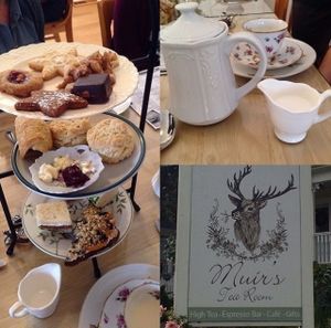 How cute is this setup?!  at Muir's Tea Room in Sebastopol