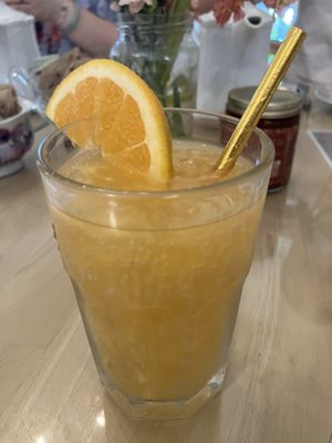 Butterfly bellini  at Muir's Tea Room in Sebastopol