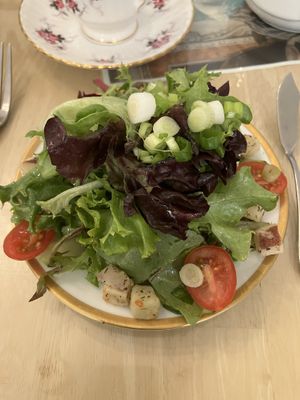 Seasonal salad  at Muir's Tea Room in Sebastopol