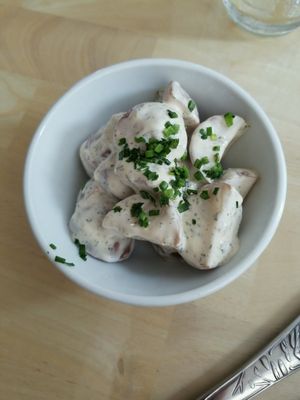 potato salad at Muir's Tea Room in Sebastopol