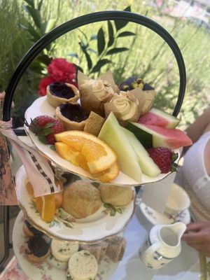 Spread  at Muir's Tea Room in Sebastopol