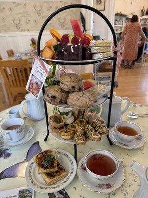high tea goodness!   at Muir's Tea Room in Sebastopol