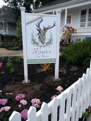 Muir's Tea Room welcomes you to our home.
 at Muir's Tea Room in Sebastopol
