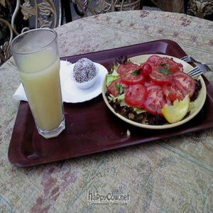 vegan meal in Edeni Vegan:-) at Edeni Vegan in Budapest