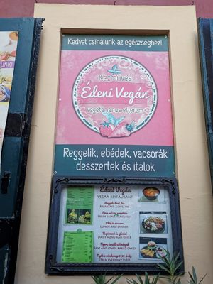 Lovely place at Edeni Vegan in Budapest
