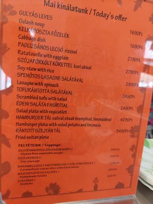  at Edeni Vegan in Budapest