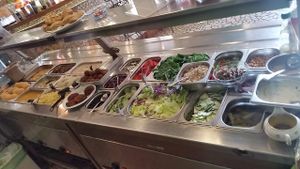 Fresh vegan food  at Edeni Vegan in Budapest