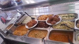 Every day different kind of menu  at Edeni Vegan in Budapest