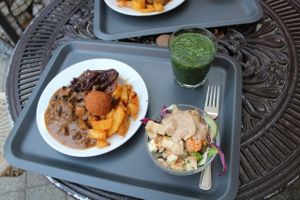 Vegantearoom.com at Edeni Vegan in Budapest