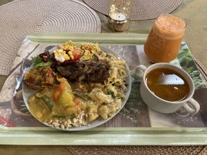 Mix Plate  at Edeni Vegan in Budapest